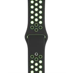 Apple Watch 44mm Black/Lime Blast Nike Sport Band - Regular
