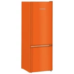 Chladnička s mrazničkou Liebherr CUno 2831 oranžová chladnička s beznámrazovou mrazničkou • výška 161,2 cm • objem chladničky 212 l/mrazničky 54 l • e