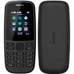 Mobilný telefón Nokia 105 (2019) (16KIGB01A04) čierny tlačidlový telefón • 1,77" uhlopriečka • 120 × 160 px • RAM 4 MB • integrované svietidlo • predi