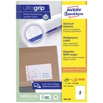 Avery-Zweckform 3655-200 etikety 210 x 148 mm papier  biela 440 ks permanentné univerzálne etikety atrament, laser, kópi