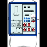 AS Schwabe  elektrický rozvádzač na stavbu 61831 400 V 63 A