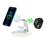 Bakeey JJT-971 3-In-1 Wireless Charger Fast Wireless Charging Dock Station For Qi-enabled Smart Phones for iPhone 12 Min