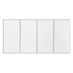 Biela nástenná komoda Hammel Mistral Kubus, 136 x 69 cm