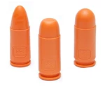 Školské náboje Dummy Round Glock® / 9x19 mm / 50 ks (Farba: Červená)