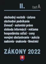 Zákony II časť A 2022 - Obchodné právo a živnostenské podnikanie