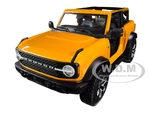 2021 Ford Bronco Badlands Orange Metallic "Special Edition" 1/18 Diecast Model Car by Maisto
