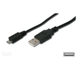 Datový kabel USB/microUSB PremiumCord 2m černý (bulk)