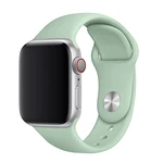 Set silikonových řemínků FIXED Silicone Strap pro Apple Watch 42/44/45 mm, světle tyrkysová