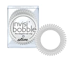 Tenká špirálová gumička do vlasov Invisibobble Slim Crystal Clear - číra, 3 ks (IB-SL-PC10002-2) + darček zadarmo
