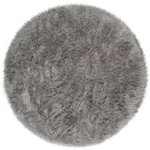 Kusový koberec Faux Fur Sheepskin Grey kruh-120x120 (průměr) kruh