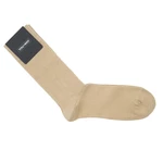 John & Paul Bavlnené ponožky John & Paul - krémovo béžové - 39-45 (univerzální velikost)