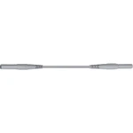 Stäubli XMS-419 bezpečnostné meracie káble [lamelový zástrčka 4 mm - lamelový zástrčka 4 mm] 0.50 m sivá 1 ks