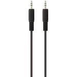 Belkin F3Y111bf2M-P jack audio prepojovací kábel [1x jack zástrčka 3,5 mm - 1x jack zástrčka 3,5 mm] 2.00 m čierna pozlá