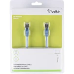 Belkin A3L981BT10MBLHS RJ45 sieťové káble, prepojovacie káble CAT 6 S/FTP 10.00 m modrá s ochranou 1 ks