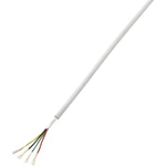 TRU COMPONENTS 1570252 alarmový kábel LiYY 4 x 0.14 mm² biela 50 m