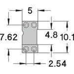 Preci Dip 110-83-304-41-001101 IC pätica Raster (rozteč): 7.62 mm Pólov: 4 presné kontakty 1 ks