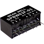 Mean Well SPBW03F-12 DC / DC menič napätia, modul   250 mA 3 W Počet výstupov: 1 x