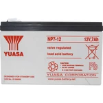 Yuasa NP7-12 NP7-12 olovený akumulátor 12 V 7 Ah olovený so skleneným rúnom (š x v x h) 151 x 98 x 65 mm plochý konektor