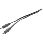 SpeaKa Professional SP-1301344 jack audio prepojovací kábel [1x jack zástrčka 3,5 mm - 1x jack zástrčka 3,5 mm] 2.00 m č