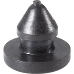 PB Fastener 1308-01 tlmiaca prístrojová nožička so západkou  čierna (Ø x v) 9 mm x 8.6 mm 1 ks