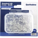 Barthelme  LED sortiment   chladná biela guľatý 5 mm 14000 mcd 35 ° 20 mA 3 V