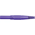 Stäubli XL-410 laboratórne zástrčka zástrčka, rovná Ø pin: 4 mm fialová 1 ks