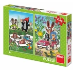 Dino - Puzzle KRTEK SE RADUJE 2x48