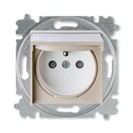 ABB Levit zásuvka IP44 macchiato/bílá 5519H-A02997 18 s clonkami