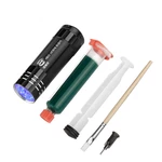 WNB 10ML Green Oil UV Solder Mask Ink BGA PCB Paint Prevent Corrosive Arcing Soldering Paste Flux Inks Soft Nylon Brush