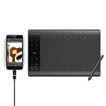 Universal 10*6'' Digital Drawing Tablet 233 Point Quick Reading Pressure Sensing