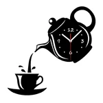Emoyo ECY018 DIY Creative Teapot Head Wall Clock Animal Wall Clock For Home Office Decorations