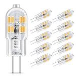 10PCS AMBOTHER 2.5W G4 LED 12V Bulb Equivalent 20W Halogen Bulbs 200LM with Transparent PVC Cover Warm White 3000K Energ