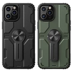 Nillkin for iPhone 12 Pro / 12 Case Bumpers with Removable Stand Shockproof PC + TPU Protective Case