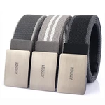 AWMN 120CM Men Tactical Waist Belts Canvas Zinc Alloy Buckles Belt Outdoor Tactical Belt Men's Military Nylon Belts