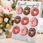 Donut Wall Hold Candy Sweet Stand Wooden Table Holder Wedding Decor Supplies DIY Decorations Holder