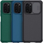 [Upgrade Version] Nillkin for POCO F3 Global Version Case Bumper with Lens Cover Shockproof Anti-Scratch TPU + PC Protec