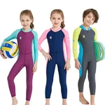 UPF50+ UV-Proof Children Full Body Wetsuits Kids Swimwears Diving Suits For Boys Girls Surfing Water Sports