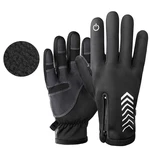 WHEEL UP Cycling Gloves Winter Warm Up Water Resistant Windproof Touch Screen Gloves Non-Slip Thermal Gloves