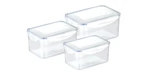 Tescoma dóza FRESHBOX 3 ks, 0,9, 1,6, 2,4 l, hluboká