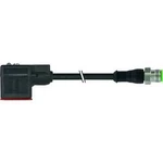 Dvojitý ventilový konektor s připojovacím vedením Murr Elektronik 7072-40881-7540100 počet pólů:2, 4, černá, 1 ks