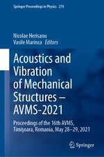 Acoustics and Vibration of Mechanical Structures â AVMS-2021