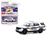 2014 Ford Police Interceptor Utility White "FBI Police (Federal Bureau of Investigation Police)" "Hot Pursuit" Special Edition 1/64 Diecast Model Car