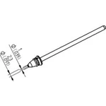 Konický odsávací hrot Ersa 0742ED1023H/SB 0742ED1023H/SB, 79.25 mm, 1 ks