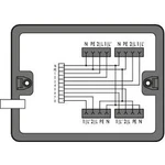 Rozvodný box WAGO 16 A, 400 V, černá, 1 ks