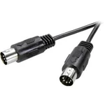 Konektor DIN audio kabel SpeaKa Professional SP-7870236, 1.50 m, černá