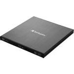 Externí Blu-ray vypalovačka Verbatim Slimline černá USB 3.2 Gen 1 (USB 3.0)