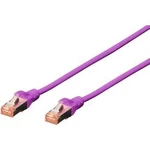 Síťový kabel RJ45 Digitus DK-1644-020/VI, CAT 6, S/FTP, 2.00 m, fialová