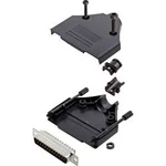 Sada D-SUB kolíkové lišty encitech DTPK-P-25-DMP-K, 180 °, pólů 25, pájecí kalíšek, 1 sada