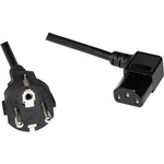 IEC kabel LogiLink CP117, [1x zástrčka s ochranným kontaktem - 1x IEC C13 zásuvka 10 A], 2.00 m, černá