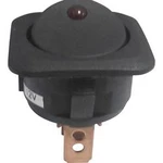 Kolébkový přepínač do auta TRU COMPONENTS TC-R13-203L-SQ RED 12 V/DC, 12 V/DC, 25 A, s aretací, 1 ks
